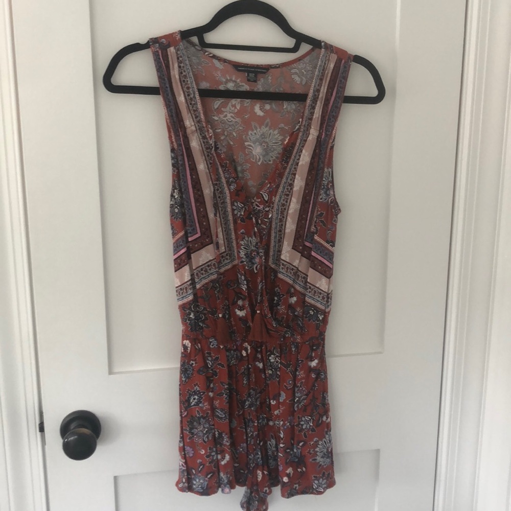Patterned American Eagle Romper - image 1